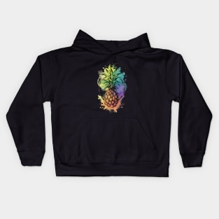 Pineapple Rainbow Connection Kids Hoodie